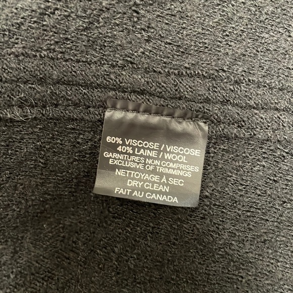 Deep Black Wrap Snap Rare Skirt With Slit or Wrap, Poncho, Cape, Snap Fasteners! - Picture 8 of 10